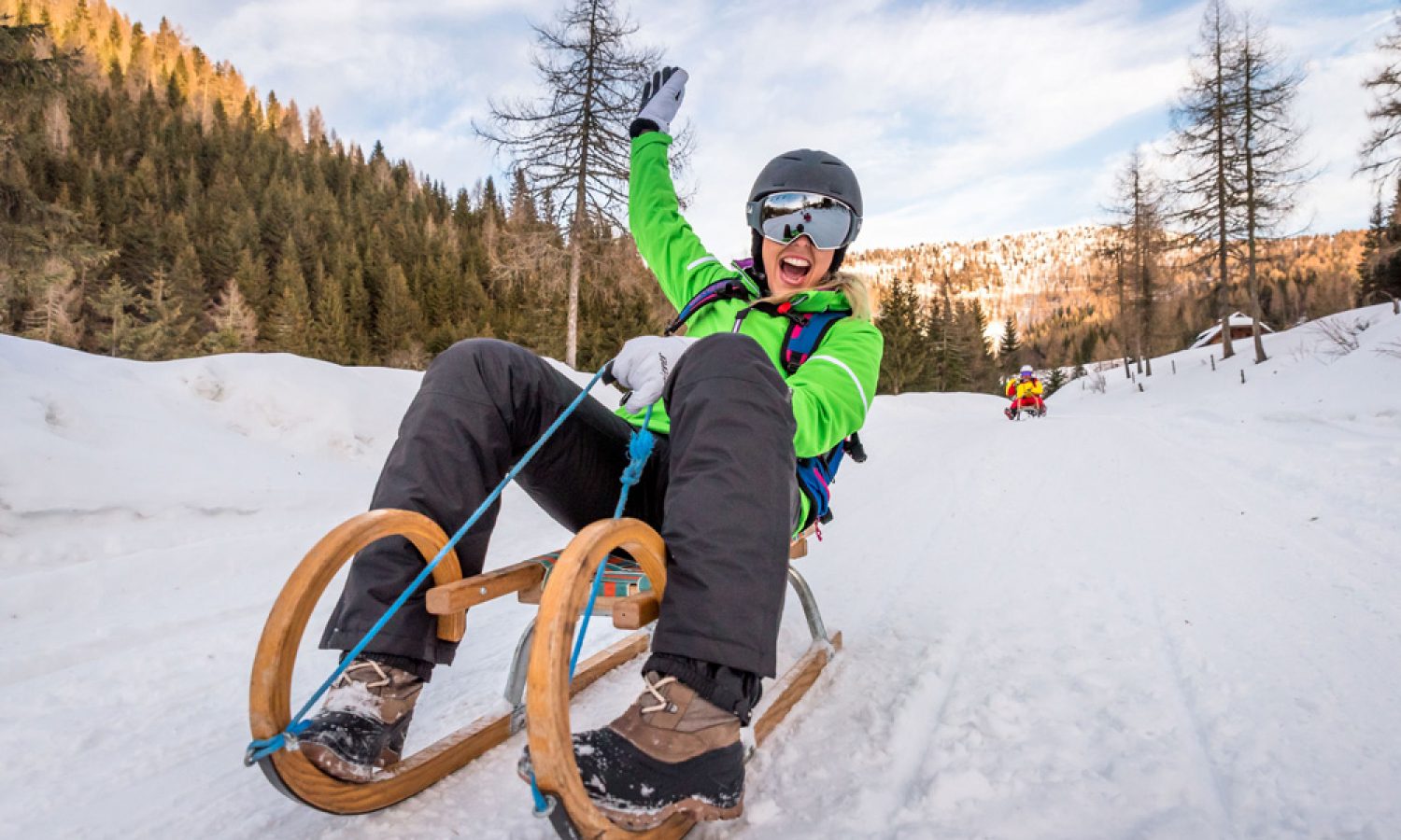 Winterurlaub in Bad Kleinkirchheim in der Adult Only Ferienwohnung Luxury Biochalet Charles